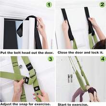 Aerial Yoga Hammock, Anti-Gravity Yoga Inversion Swing Pilates, Anti-Gravity Yoga Sling Suitable For Beginners And Advanced Practitioners. - Green - View 4