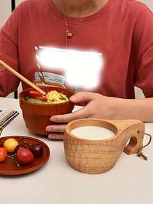 1入組200毫升單孔橡木杯 - 棕色 - 查看 6