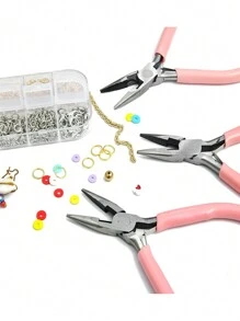 1 Miếng Thủ công DIY Màu hồng Màu sắc Kim tiêm Mũi Kìm Đối với Làm đồ trang sức , Đa chức năng Mini Kết cườm Công cụ - Nhiều màu - Xem 3