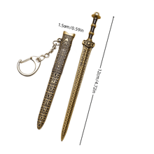 1pc, Role-Playing Props, Ancient Weapons, Knives, Mini Knives, A Total Of 7 Styles, Length 12cm, Can Be Used As A Play House Toy, Suitable For Collection, Holiday Gifts. - Goujian Sword - View 2