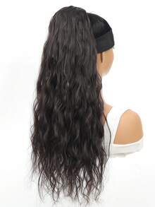 Small Curly Ponytail Hair - Black - View 5
