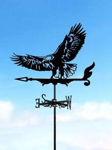 1套指南針風向標識器,天氣車風向標測量工具,防銹塗層,用於室外托架裝飾工藝,適用於屋頂花園、花園小屋、家庭、圍欄柱子、溫室、穀倉等園藝裝飾工藝 - 彩色 - 查看 1