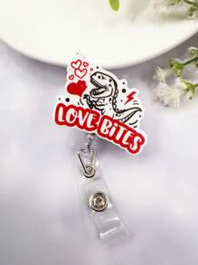 1pc Cute English Letter Lanyard For Work Id Card, Nurse Badge, Bus Pass, Keychain - Multicolor - View 8