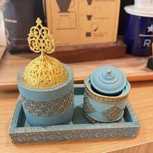 2024 New Arrival Modern And Simple 3pcs Resin Incense Burners, Home Decorations - Blue - View 3
