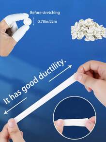 200入組乳膠手指套,具有良好的彈性,可拋棄的橡膠指套手套,多功能保護手工藝、美容護理、美甲、紋身、電子維修、石膏等,適用於大多數人的一個尺寸,保護手指,gel手指尖保護套,手指套,手指袖非常適合手指開裂、廚房保護手指套、手指套、保護手指尖、手指套、保護拇指指尖保護套 - 白色 - 查看 2