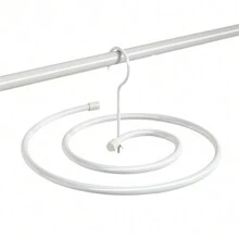 Spiral Clothes Drying Rack Balcony Large Circular Rotation Hanger For Home Use - Spiral Hanger-white - View 3