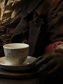 1pc Adorable Animal Pattern Linen Apron For Adults - Black - View 5