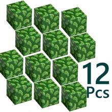 1入/6入/12入2.3cm磁力積木,diy房屋景觀,緩解壓力城市街道磁性建築積木 - 樹葉 - 查看 5