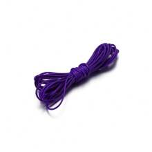 10m/Lot 26 Color Leather Line Waxed Cord Cotton Thread String Strap Necklace Rope For Jewelry Making DIY Bracelet Supplies - Purple - View 10