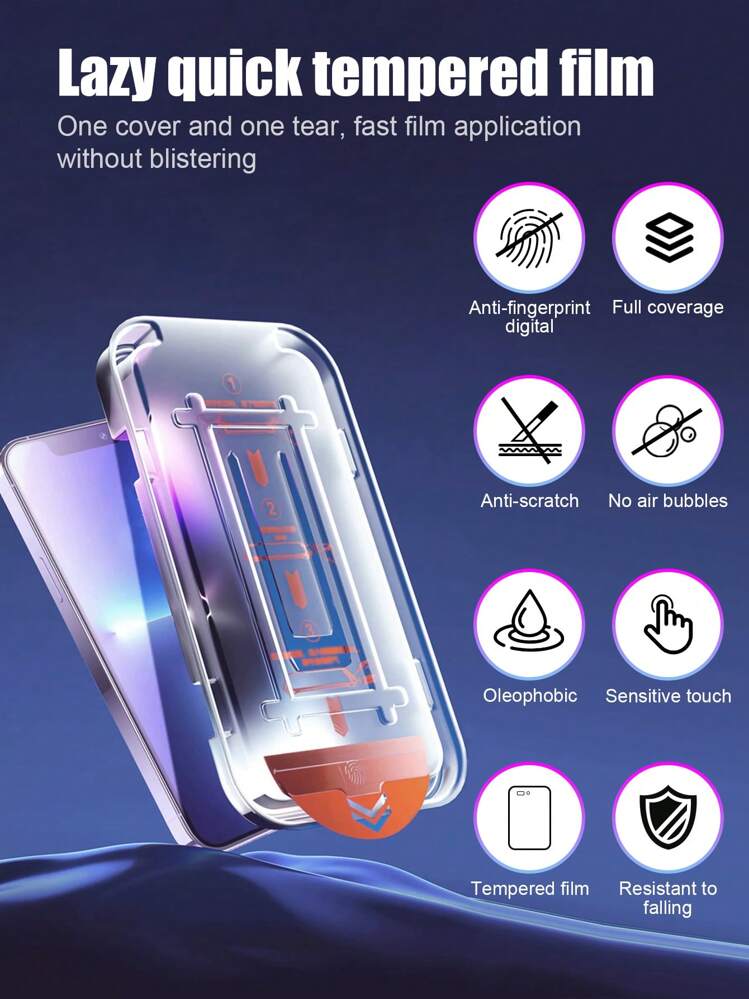 4 en 1: 2 protectores de pantalla + 2 películas de lente de cámara 3D, protector de pantalla de vidrio templado de cobertura completa compatible con iPhone 15/14 Plus/13 Pro/15 Pro Max, película de lente ultra clara, fácil de aplicar, sin burbujas, sin bordes blancos, alta sensibilidad, tacto suave, anti huella digital, resistente al agua y a los arañazos, restaura los colores y la claridad originales de la pantalla del teléfono; adecuado para todas las series de iPhone 11-15 - Multicolor - Añade 3