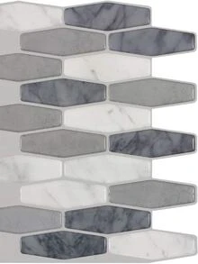 HEYAT Subway Wall Stickers 3d Brick Vinyl Wallpaper Bathroom Kitchen Backsplash Decals 1pc