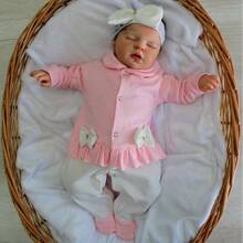 Baby Girls Jumpsuits - Baby Pink - View 2