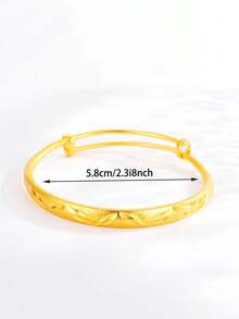 熱門婚禮18k鍍金手鐲,適合女性生日和節日送禮,為女性和女孩打造日常裝扮的珠寶裝飾 - 手鐲 - 查看 6