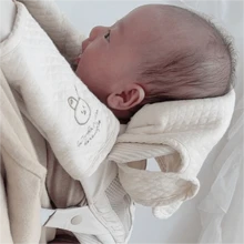 Ins Baby Carrier Suck Pad Chest Teething Pad Shoulder Waist Belt Accessory Teething Bib - Bunny Saliva Three-piece Set - View 3