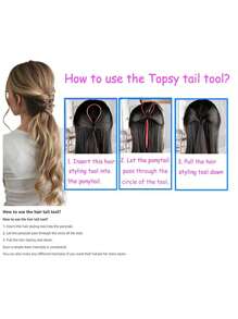 兒童髮辮工具4入組 - 輕鬆髮捲器,髮夾,髮辮工具 - 適合做簡單,雙層,扭曲,包裹馬尾,側邊馬尾款式 - 小女孩適用 - 彩色 - 查看 5