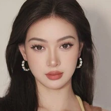 極光白桃啡色彩隱形眼鏡1年期限 - 棕色 - 查看 4