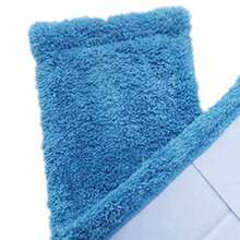 1入組12cm X 40cm珊瑚絨加厚平掃墊,防靜電不掉絮,適用於家庭地板清潔通用替換掃頭,免手洗 - 彩色 - 查看 10