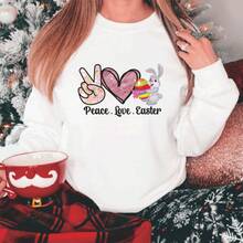 1入裝/2入裝復活節熱轉印貼紙，兔子熱轉印貼片，設計熱轉印貼紙，復活節兔子熱轉印衣物貼片，適用於衣物帽子枕頭背包DIY手工藝用品 - 多色 - 查看 5