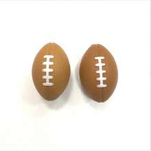 10pcs Mini Foam Sport Ball, Stress Relief Anxiety Toys, Football Party Favors, Party Bag Fillers, Creative Gifts, Classroom Awards [Super Web] - Brown - View 5