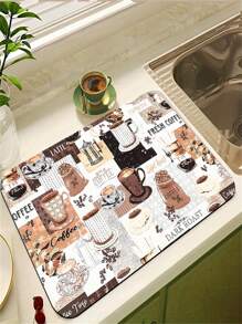 Manteles individuales con diseño de café, apropiados para decoración del hogar, cocina y comedor - 1 - Ver 6