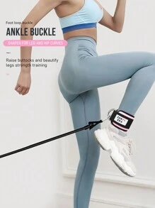 ZANTIERA 1Pc Ankle Strap For Cable Machine Attachments, Resistance Bands For Kickbacks, Glute Workouts, Leg Extensions, Curls, And Hip Abductors For Men And Women, Adjustable With D-Rings - Pink - View 1