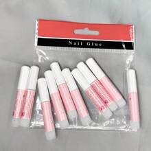 1 Conjunto 2g De Cola De Unhas Para Unhas Acrílicas, Cola Clara Sem Limpeza De Strass Adesivo, Cola De Unhas Em Gel Pressionada Para Arte De Unhas Manicure