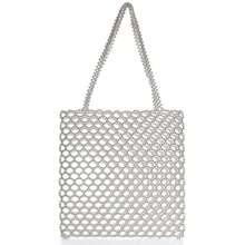 Women's Handbag White Silver Pearl Handbag - Silver - View 3