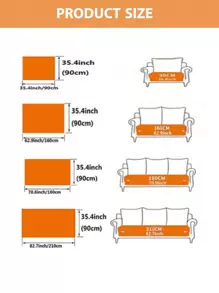 1pc Sofa Cover With Fashionable Pattern, Four Seasons Universal, Anti-Slip, Anti-Scratch, Bedroom, Living Room, Office, Furniture Protector