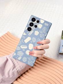 1 Stück niedliche Brotscheiben-förmige Handyhülle kompatibel mit Samsung Galaxy
