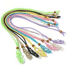 1PC Crystal Stone Holder Mesh Pocket Cage Pendant Necklace