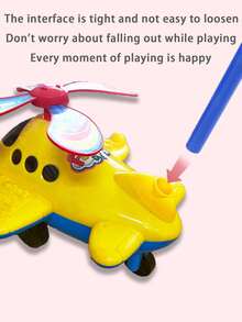 1-6歲幼兒推行走玩具，配鈴鐺和眼睛閃爍功能，學校、學生、文具、學用品 - 紅色 - 查看 5