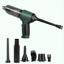 汽車用吸塵器3合1無刷馬達手提式充電式便攜式小型無線吸塵器,適用於汽車,桌面和家庭清潔 - 軍綠色 - 查看 10