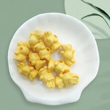 10入組卡通可愛的立體兔子豆珠,diy珠寶配件,13*19mm亞克力動物掛墜,製作手鍊 - 約13*19mm/10個 - 查看 13