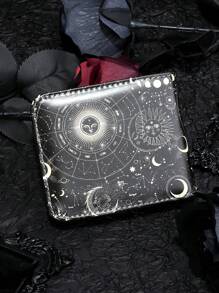 1入黑色新款男士pu皮革休閒雙折式錢包,多功能卡片套,時尚青年包 - 黑色 - 查看 2