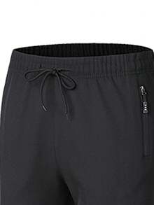 Men's Windproof Breathable Thermal Lined Sports Jacket And Pants Set, Athletic Suit, Tracksuit - Army Green - View 5