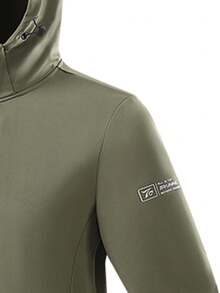 Men's Windproof Breathable Thermal Lined Sports Jacket And Pants Set, Athletic Suit, Tracksuit - Army Green - View 4