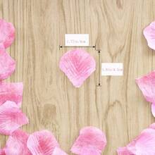 1500片人工絲綢玫瑰花瓣裝飾,適用於浪漫之夜、婚禮、活動、派對裝飾 - 粉色 - 查看 6