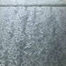 Hlyaimu蕾絲針織白色玫瑰浪花花紋長方形桌布,簡單純淨 - 白色 - 查看 8