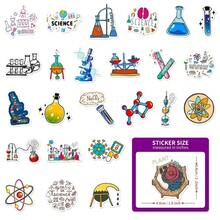 50入組漫畫科學實驗室貼紙套裝-防水乙烯基貼紙,適用於筆記本電腦、水瓶、電腦和手機-是孩子、成人萬聖節/聖誕節禮物的完美之選 - 50 pcs - 查看 5