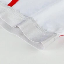 4入組男款彩色方塊印花心形和字母圖案短褲,捲邊設計 - 白色 - 查看 6