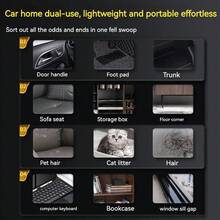 汽車用吸塵器3合1無刷馬達手提式充電式便攜式小型無線吸塵器,適用於汽車,桌面和家庭清潔 - 軍綠色 - 查看 3