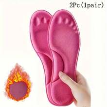 2pcs Self-Heating Insoles For Winter, Keep Warm & Moisture Absorption & Temperature Adjustment & Deodorizing - Yellow - View 10