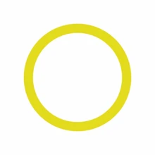 Fashionable Men's Large Silicone Circular Wristband, Couple Accessory - Red - View 7