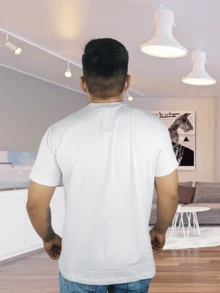 Men T-Shirts - 白色 - 查看 4