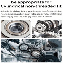 Loctite 603 Bearing Retainer Glue, Cylindrical Part Fixed Glue, 603 Anaerobic Adhesive High Strength Joint Locking Fixing Anti-Loose Anti-Leakage Resistant To Engine Oil And High Temperature, 50ml - Green - View 3