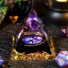 1 件十二星座 Orgone 金字塔金牛座/天蠍座/獅子座/雙魚座/巨蟹座/處女座/天秤座/牡羊座/雙子座/水瓶座晶橄欖石治療水晶能量 Orgonite 金字塔冥想工具石英裝飾 - 彩色 - 查看 17