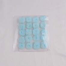 20入組貂皮扣頭diy髮飾材料,適合古風風格,花朵裝飾髮夾 - 藍色 - 查看 9