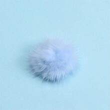 20入組貂皮扣頭diy髮飾材料,適合古風風格,花朵裝飾髮夾 - 藍色 - 查看 1