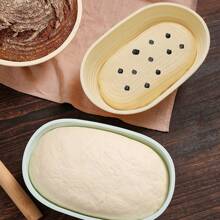 Silicone Bread Proofing Basket Bread Baking Making Foldable Banneton Proofing Basket For Bread Baking Making Supplies Tools - Green - View 5