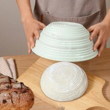 Silicone Bread Proofing Basket Bread Baking Making Foldable Banneton Proofing Basket For Bread Baking Making Supplies Tools - Green - View 3